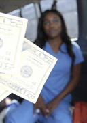 Black nurse on the bang bus