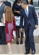 Barack Obama checking out ass