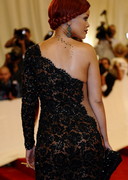 Rihanna in a tight dress