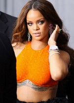 Rihanna on the red carpet