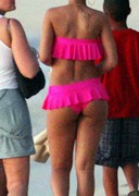 Rihanna bikini candids