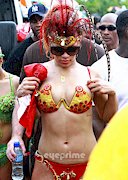 Rihanna in carnival costume