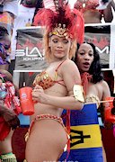 Rihanna in carnival costume