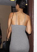 Rihanna in a tight dress