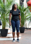 Serena Williams in tights