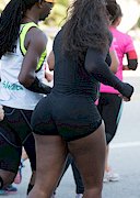 Serena Williams running