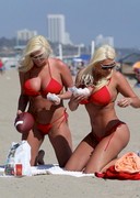 Shannon Twins in bikinis