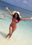 Sheneka Adams in a bikini