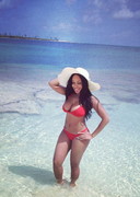 Sheneka Adams in a bikini