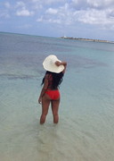 Sheneka Adams in a bikini