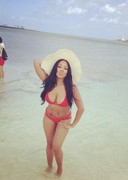 Sheneka Adams in a bikini