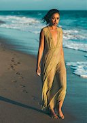 Skin Diamond is sexy at the beach