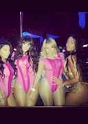 Stephanie Santiago in a swimsuit