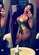 Stephanie Santiago in a swimsuit