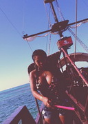 Tae Heckard in a bikini