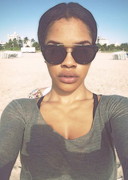 Teyana Taylor in a bikini