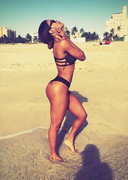 Teyana Taylor in a bikini