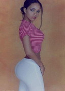 Butts in tight white pants