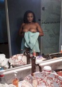 Ebony porn star in the shower