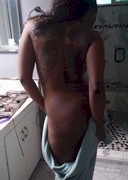 Ebony porn star in the shower