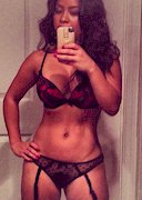 Viantha Foxx in the mirror