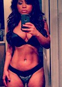 Viantha Foxx in the mirror