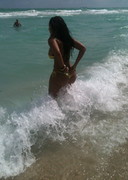 Yaris Sanchez in a bikini