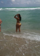 Yaris Sanchez in a bikini