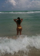 Yaris Sanchez in a bikini