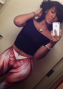 Yaris Sanchez in tights