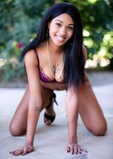 Cute ebony porn star