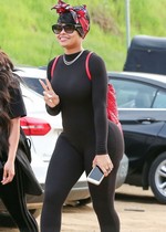 Blac Chyna in a jumpsuit
