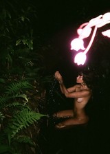 Nude in the jungle