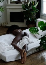 Nude black model