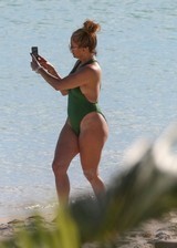 Jennifer Lopez in a swimsuit