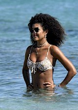 Jessica Aidi in a bikini