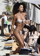 Jessica Aidi in a bikini