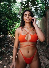 Sexy latina bikini babe