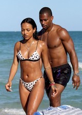 Karrueche Tran in a bikini