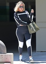 Khloe Kardashian in tights