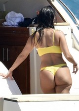 Kourtney Kardashian in a bikini