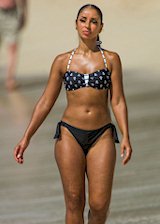 Mya in a bikini