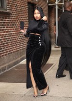 Nicki Minaj in a sexy dress