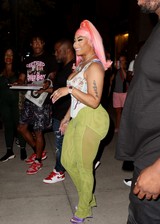 Nicki Minaj cleavage and curvy