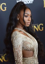 Normani Kordei in a sexy dress