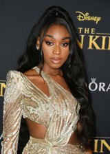 Normani Kordei in a sexy dress