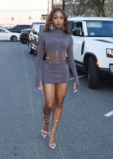 Normani showig off her sexy legs