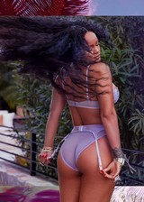 Rihanna in lingerie