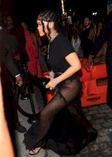 Rihanna showing panties
