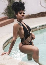 Sexy bikini babe